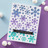 Frozen Flurries Etched Dies by Simon Hurley