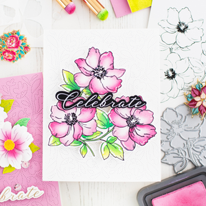 Alex Syberia Designs - Floral Trio Press Plate