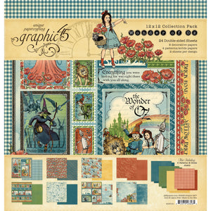 Graphic 45 Wonder of Oz 12" x 12" Collection Pack
