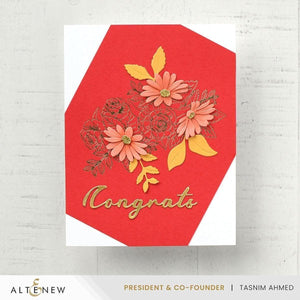 Altenew - Blooming Floral Swag Press 'n' Foil Plate Set