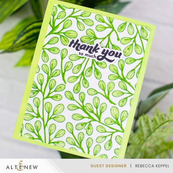 Altenew - Modern Leaf Background Press Plates