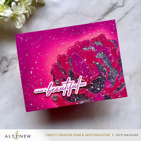 Altenew - Magical Peony Press Plate