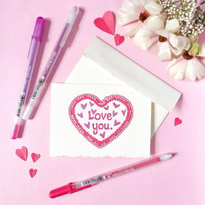 Sakura Gelly Roll Moods - Love (Pink Metallic, Red Moonlight, Rose Stardust)