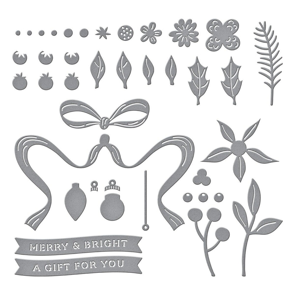 Gifting Bow Etched Dies