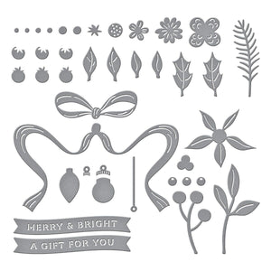 Gifting Bow Etched Dies