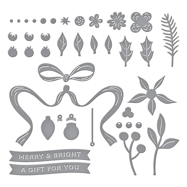 Gifting Bow Etched Dies