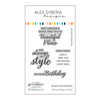 Alex Syberia Designs - Shoes Sentiments Press Plate & Die Set