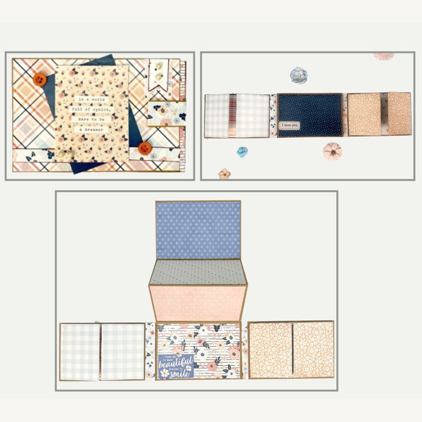 Quick Folio - Dreamer - Black, Kraft and White (3 PK)