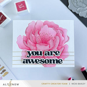 Altenew - Magical Peony Press Plate