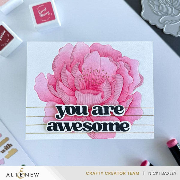 Altenew - Magical Peony Press Plate