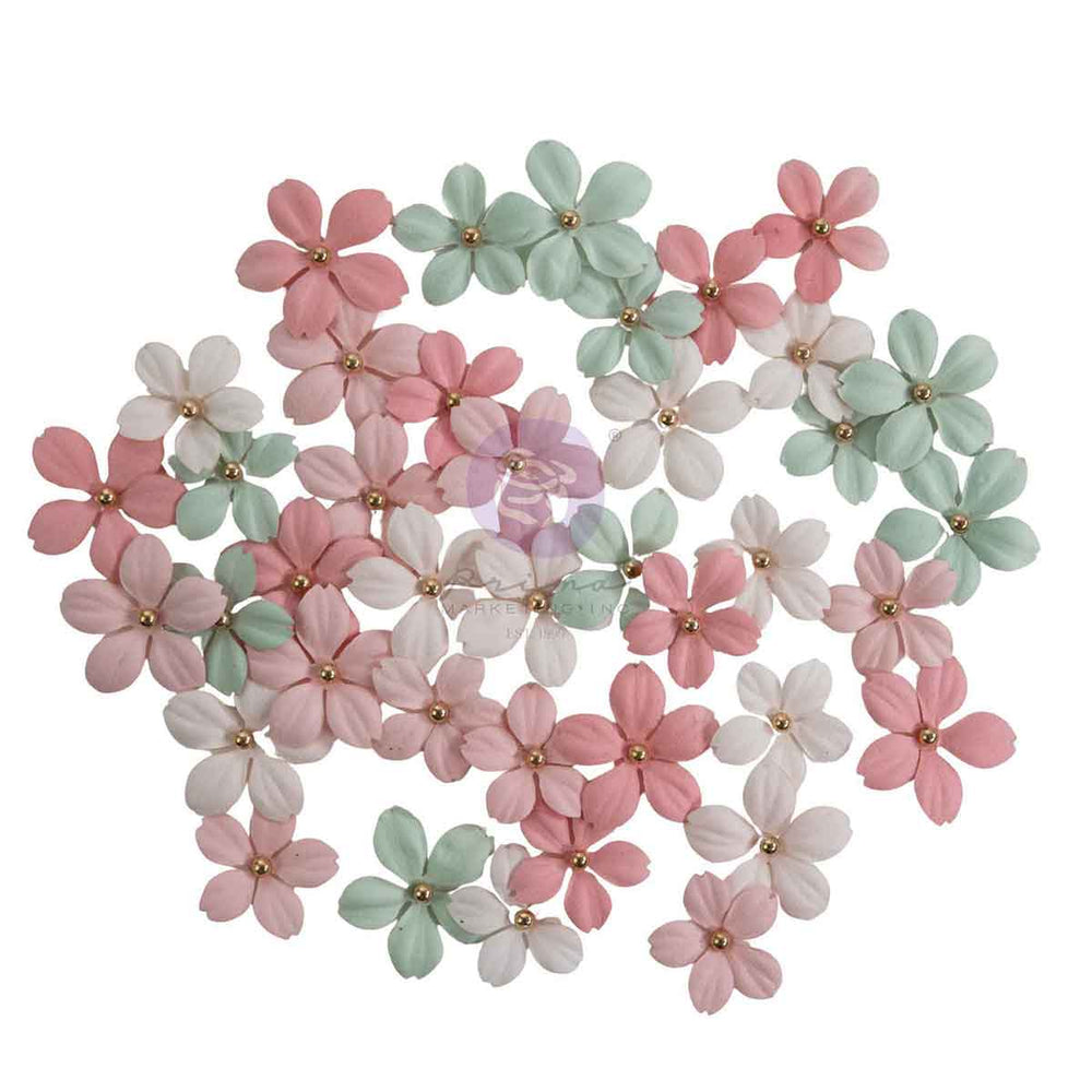 Prima Buttons & Keepsakes by Frank Garcia Tender Florals Dimensional Flowers