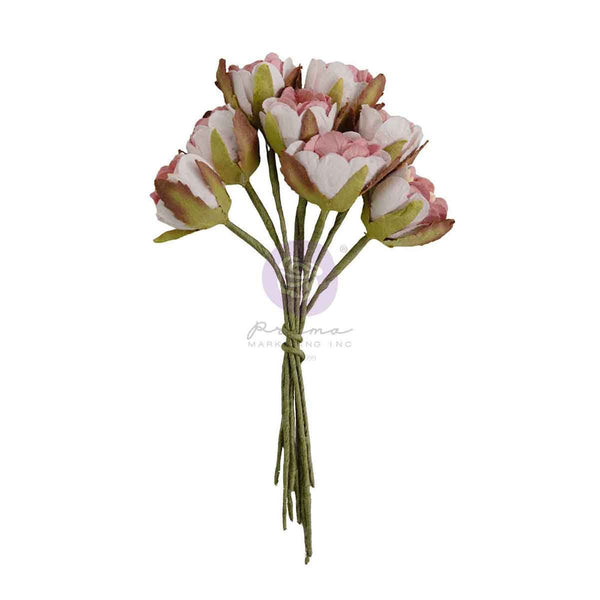 Prima Buttons & Keepsakes by Frank Garcia Tattered Millinery Dimensional Flowers