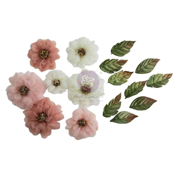 Prima Buttons & Keepsakes by Frank Garcia Sheer Beauties Dimensional Flowers