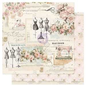 Prima Buttons & Keepsakes by Frank Garcia 12 x 12" Paper Pad