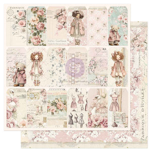 Prima Buttons & Keepsakes by Frank Garcia 12 x 12" Paper Pad