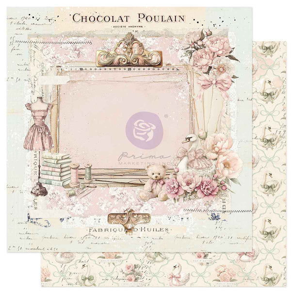 Prima Buttons & Keepsakes by Frank Garcia 8 x 8" Paper Pad