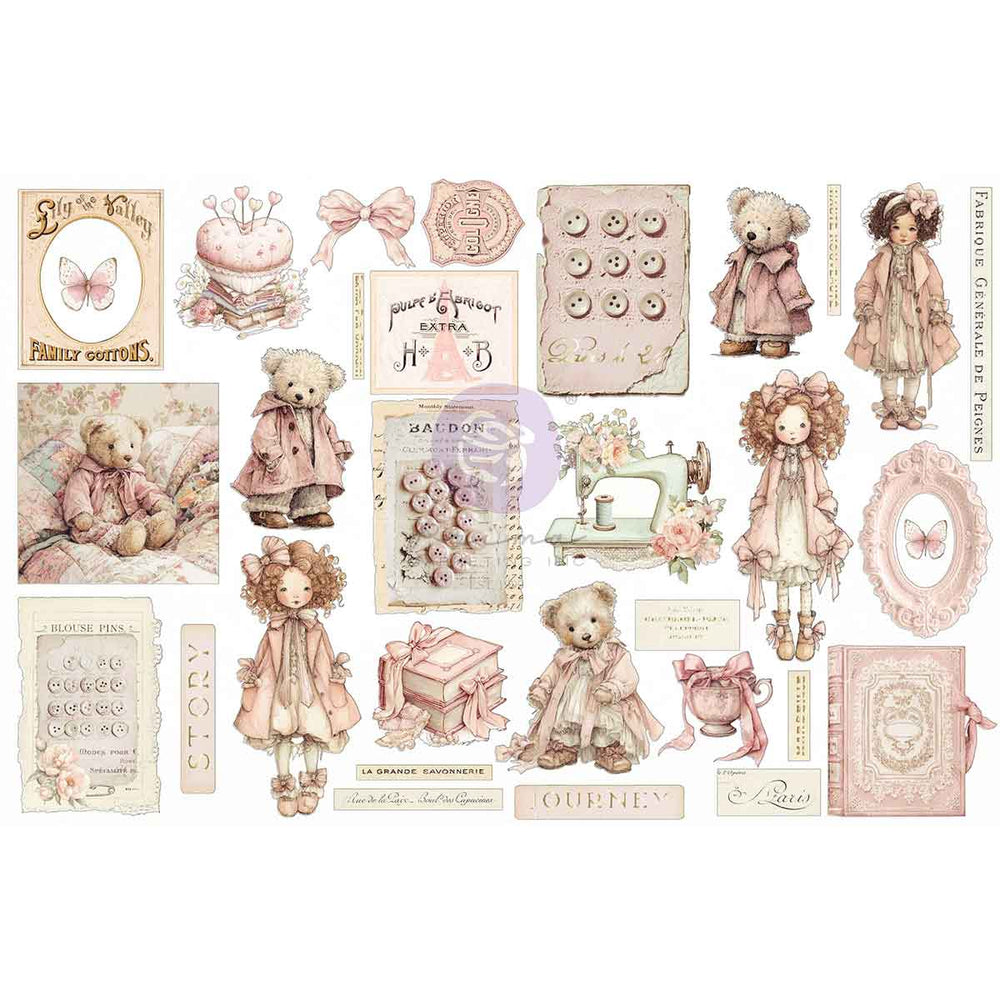 Prima Buttons & Keepsakes by Frank Garcia Quilted Memories Ephemera