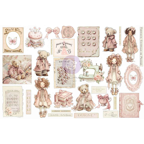 Prima Buttons & Keepsakes by Frank Garcia Quilted Memories Ephemera