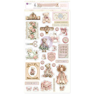 Prima Buttons & Keepsakes by Frank Garcia Stickers