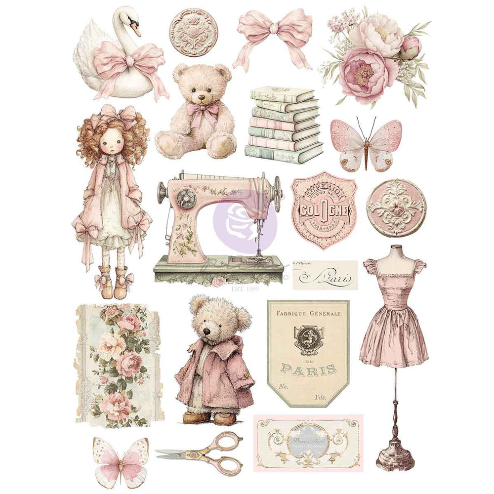 Prima Buttons & Keepsakes by Frank Garcia Transfers
