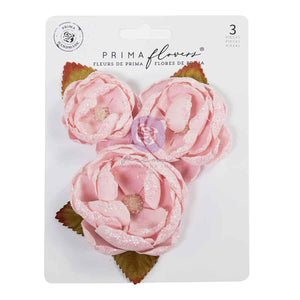 Prima Christmas Blush by Frank Garcia Festive Feeling Dimensional Flowers
