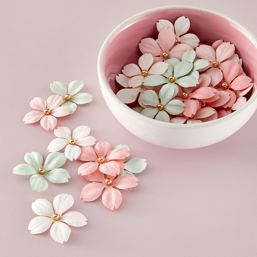 Prima Buttons & Keepsakes by Frank Garcia Tender Florals Dimensional Flowers