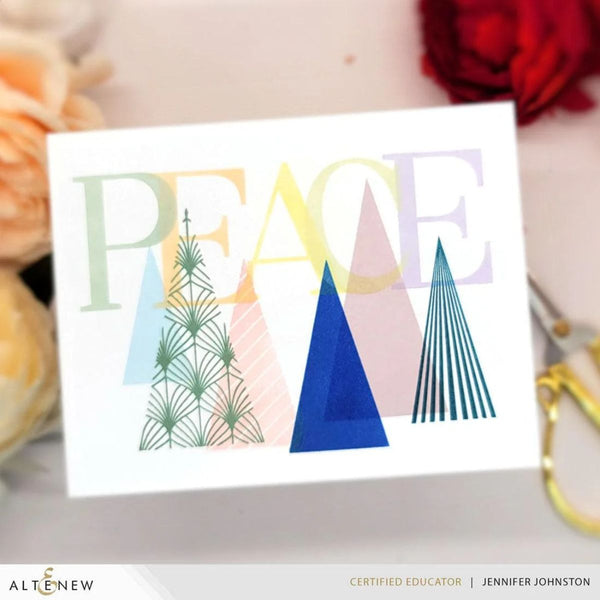 Altenew - Festive Triangles Press Plates