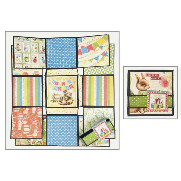 Quick Folio - Flip Flair Folio - Black, Kraft and White (3 PK)