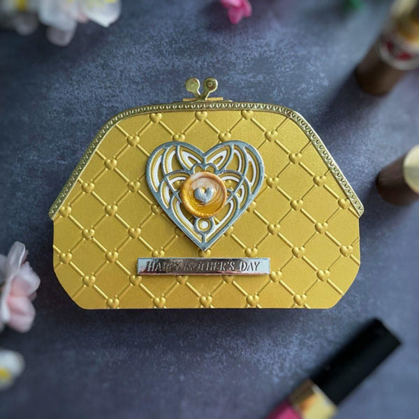 Cross My Heart 3D Embossing Folder