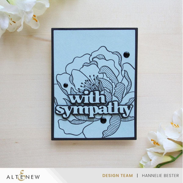 Altenew - Magical Peony Press Plate