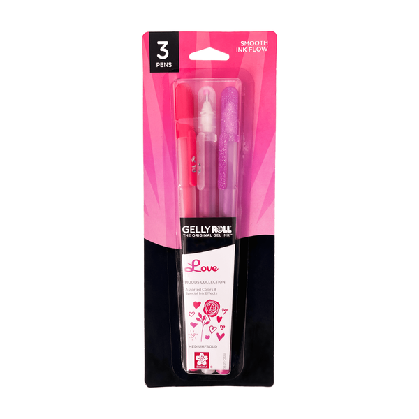 Sakura Gelly Roll Moods - Love (Pink Metallic, Red Moonlight, Rose Stardust)