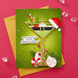 Cheers Sentiments Press Plate & Die Set