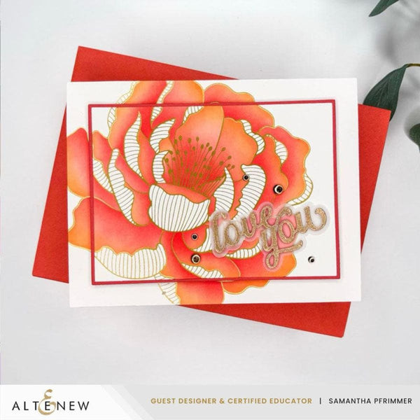 Altenew - Magical Peony Press Plate