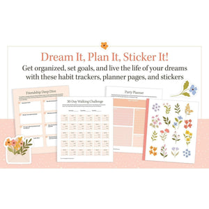 Elyse Breanne Design - On the Bright Side Sticker Journal