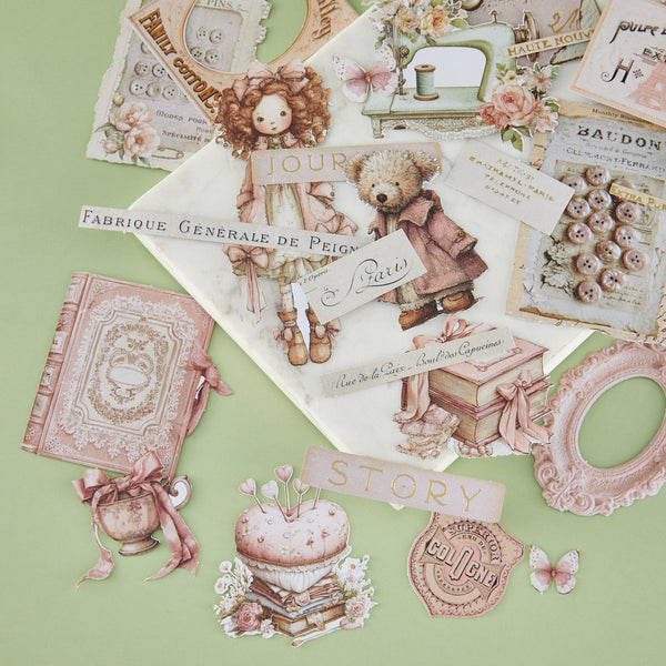 Prima Buttons & Keepsakes by Frank Garcia Quilted Memories Ephemera