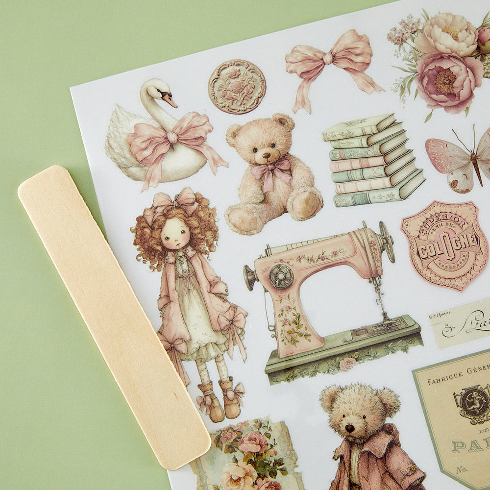 Prima Buttons & Keepsakes by Frank Garcia Transfers