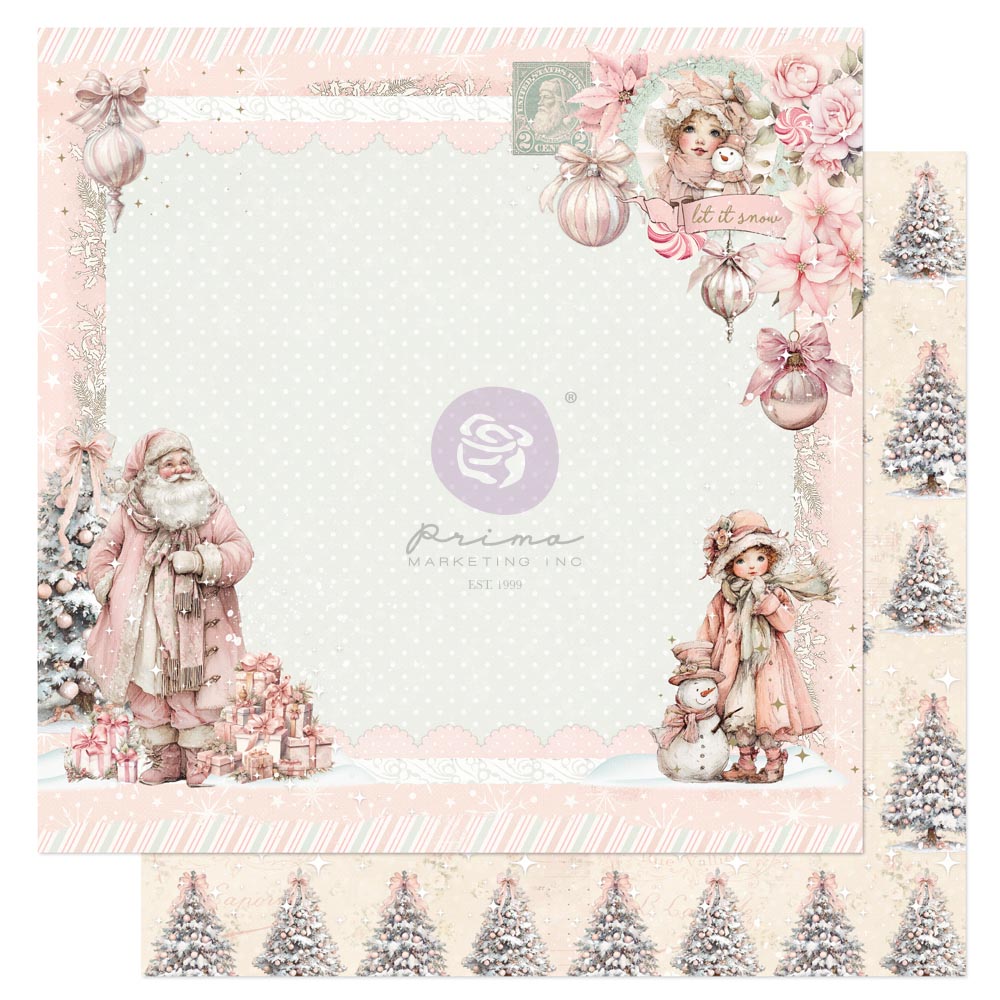 Prima Christmas Blush by Frank Garcia 12 x 12" Paper Pad