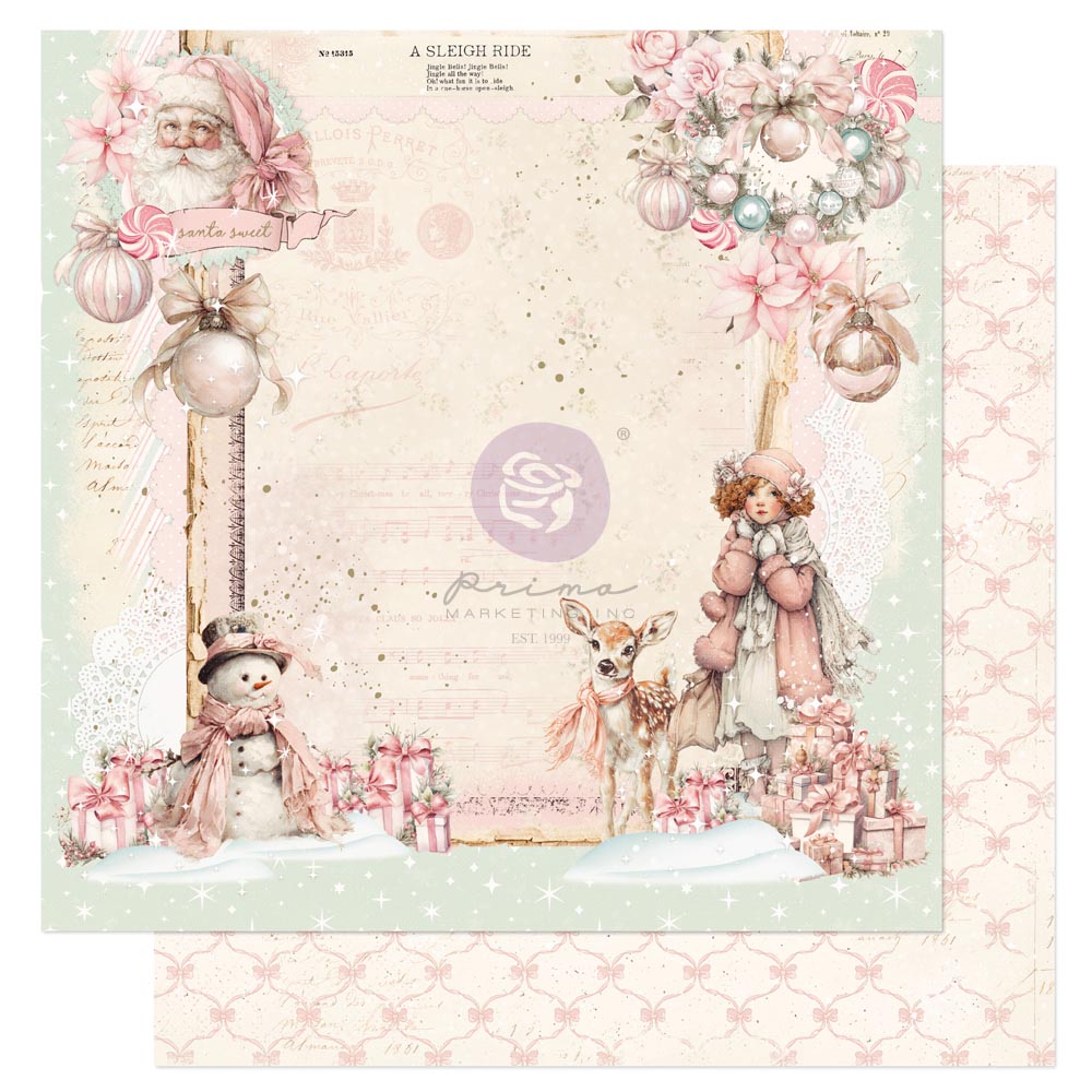 Prima Christmas Blush by Frank Garcia 12 x 12" Paper Pad