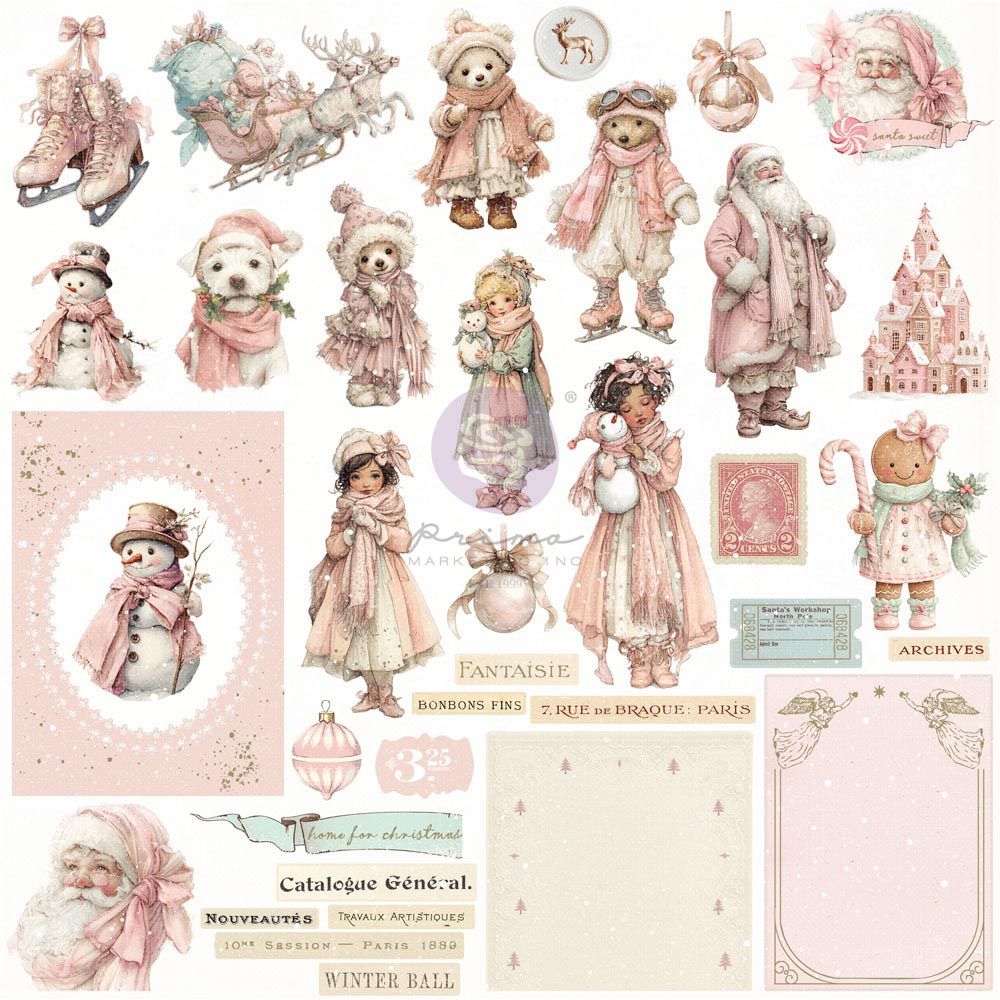 Prima Christmas Blush by Frank Garcia Cozy Christmas Ephemera