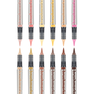 Karin Brushmarker PRO 12pc Skin Colors Set