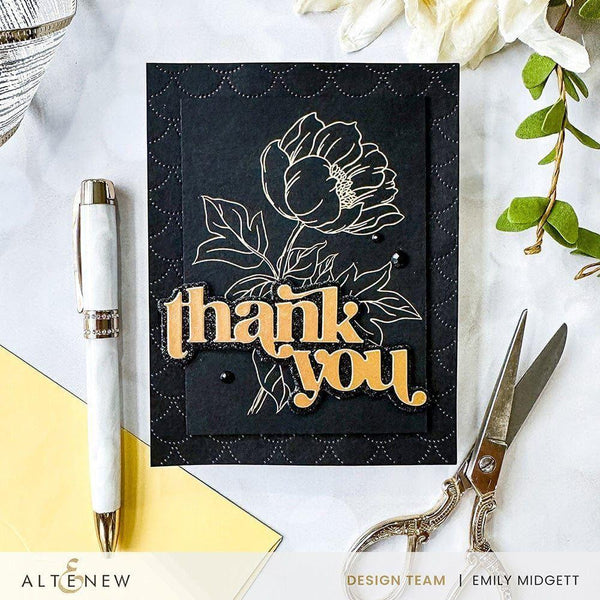 Altenew - Billowing Flower Press Plate