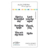 Alex Syberia Designs - Essential Sentiments BetterPress Plate and Die Set
