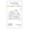 Alex Syberia Designs - Peony Blossoms Press Plate