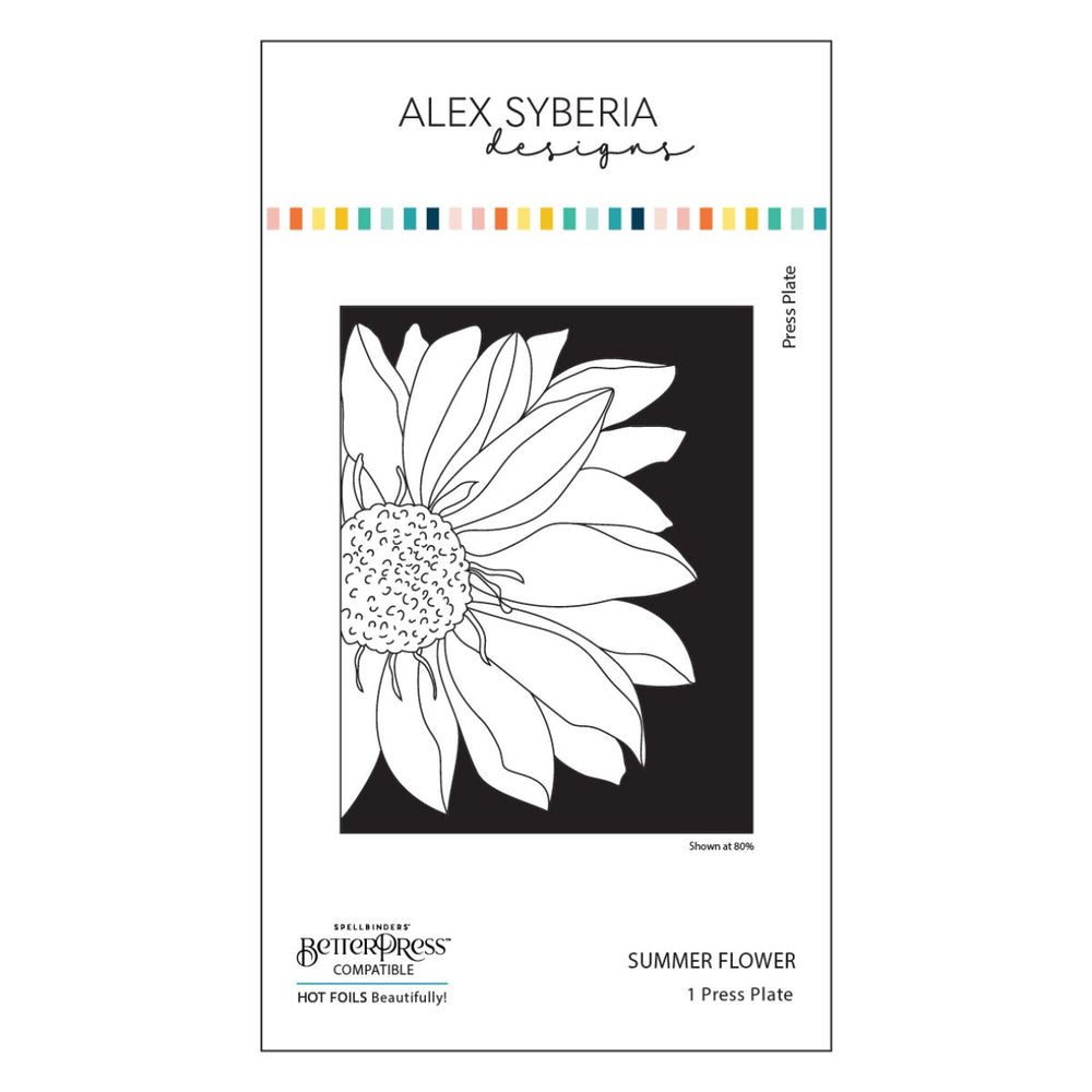 Alex Syberia Designs - Summer Flower Press Plate