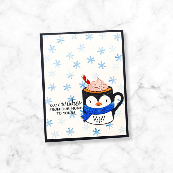 Snow Joy Stencil