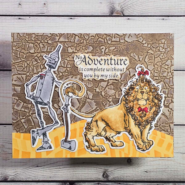 Crackle Paint 3D Embossing Folder
