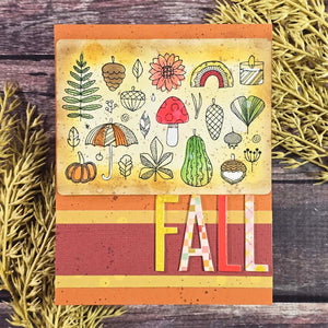 Autumn Whim - (Dies Only) Coordinates with the Clear Stamp of the Month