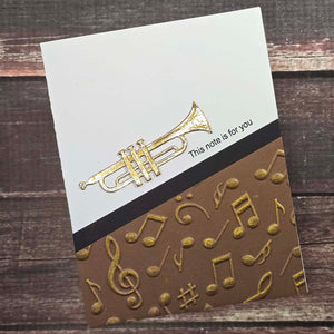 Mini Musical Instruments Etched Dies by Bibi Cameron