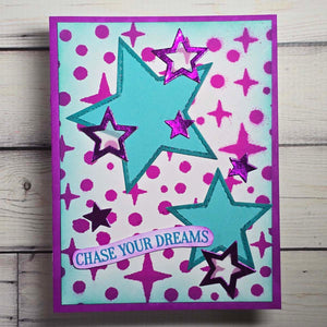 Essential Stars Etched Dies by Lisa Horton