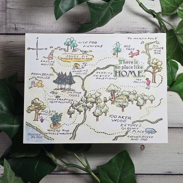 The Hundred Acre Wood Press + Foil Plate with Simple Stories